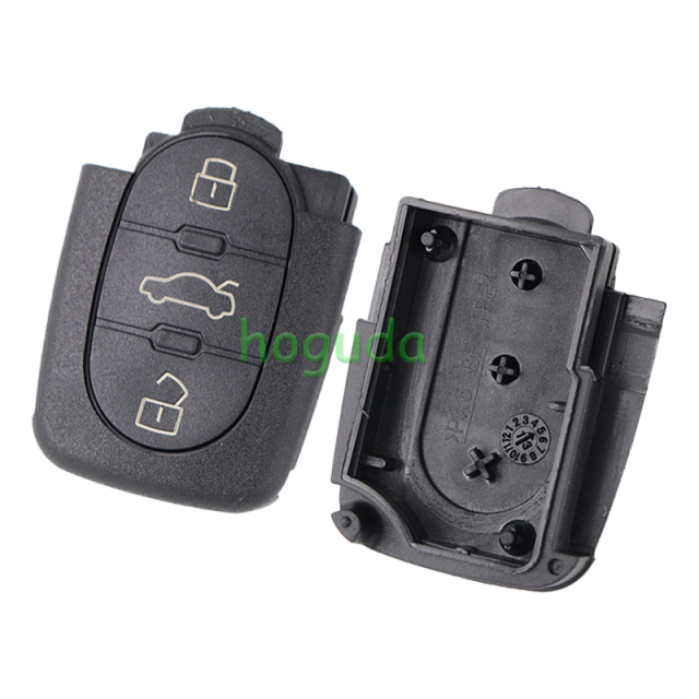 For Audi 8Z0837231D Series 3 Button remote key 433Mhz FCCID:8Z0837231D