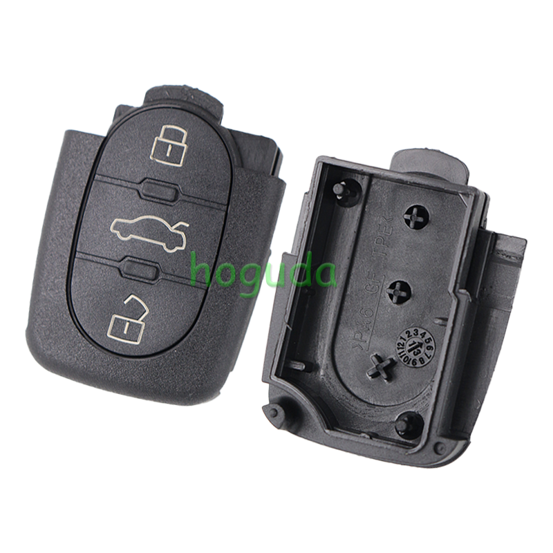 For Audi 8Z0837231D Series 3 Button remote key 433Mhz FCCID:8Z0837231D