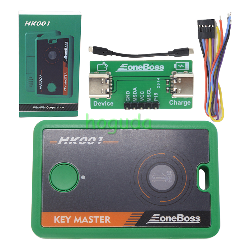 Eoneboss HK001: Hyundai & Kia Key Master  Zero Data Damage PLUG & PLAY (Optional Adapters) Modify part number & lock status with ease.