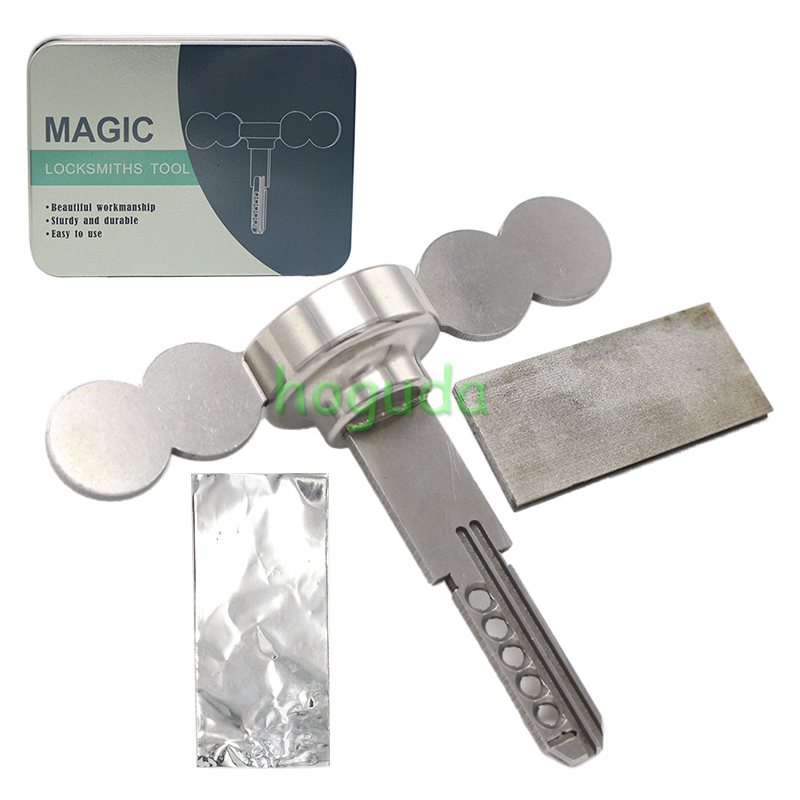 Stainless steel solid material home door key for KALE KILIT lock head
