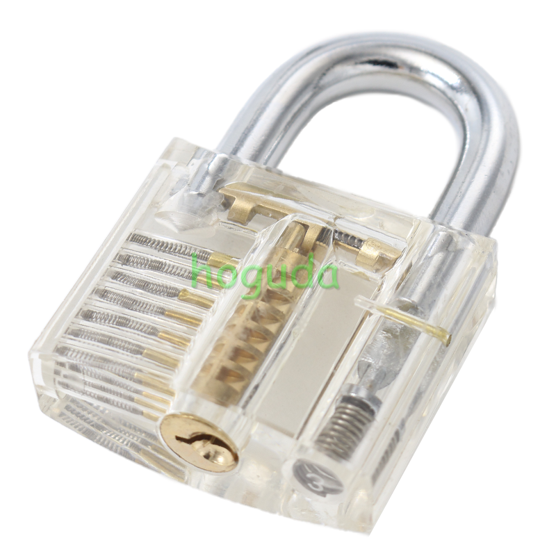 For Transparent Visible Pick Cutaway Mini Practice View Padlock Lock Training Skill For Locksmith