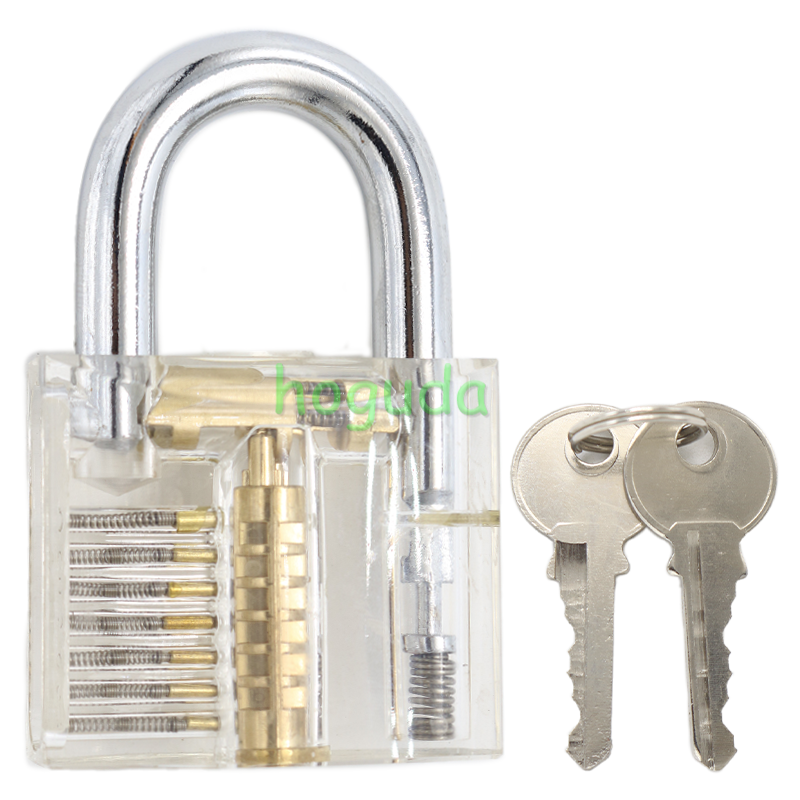 For Transparent Visible Pick Cutaway Mini Practice View Padlock Lock Training Skill For Locksmith