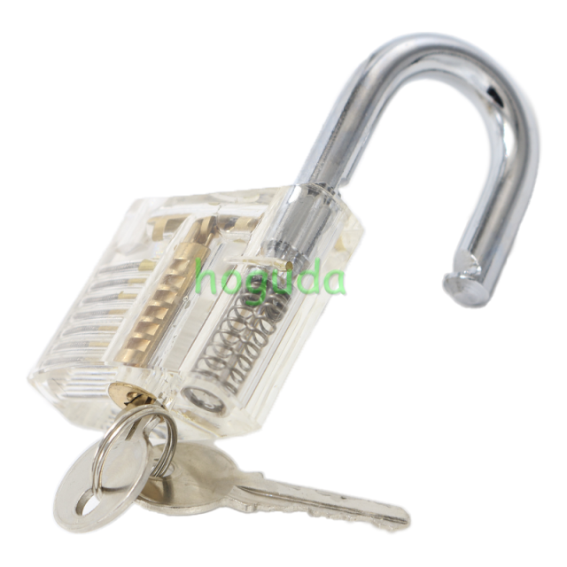 For Transparent Visible Pick Cutaway Mini Practice View Padlock Lock Training Skill For Locksmith