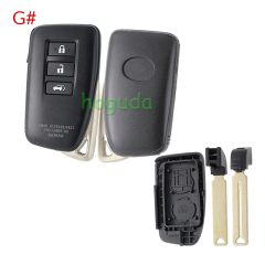For Lexus 2/2+1/3/3+1 button modified remote key blank