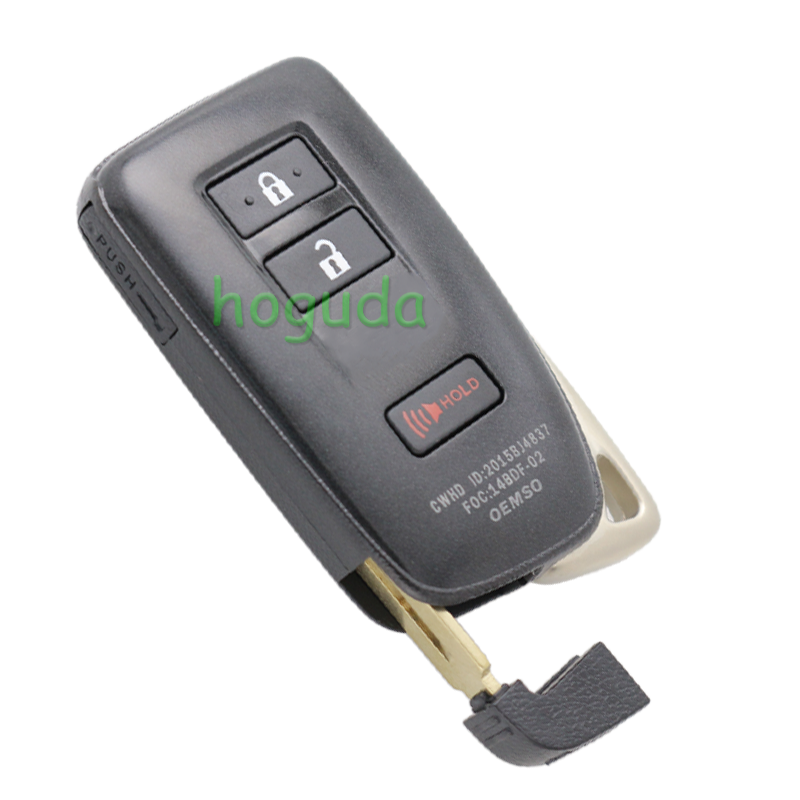 For Lexus 2/2+1/3/3+1 button modified remote key blank