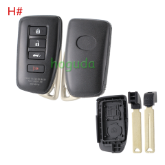 For Lexus 2/2+1/3/3+1 button modified remote key blank