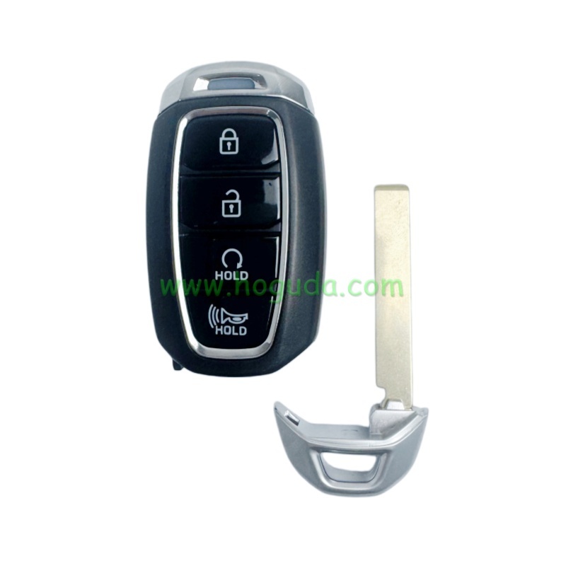 For Hyundai 4 button smart remote key blank without  battery clamp