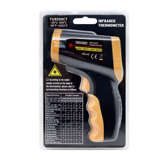 TU8380&TU8550CT -50℃ to 380℃ / 550℃ Infrared Thermometer