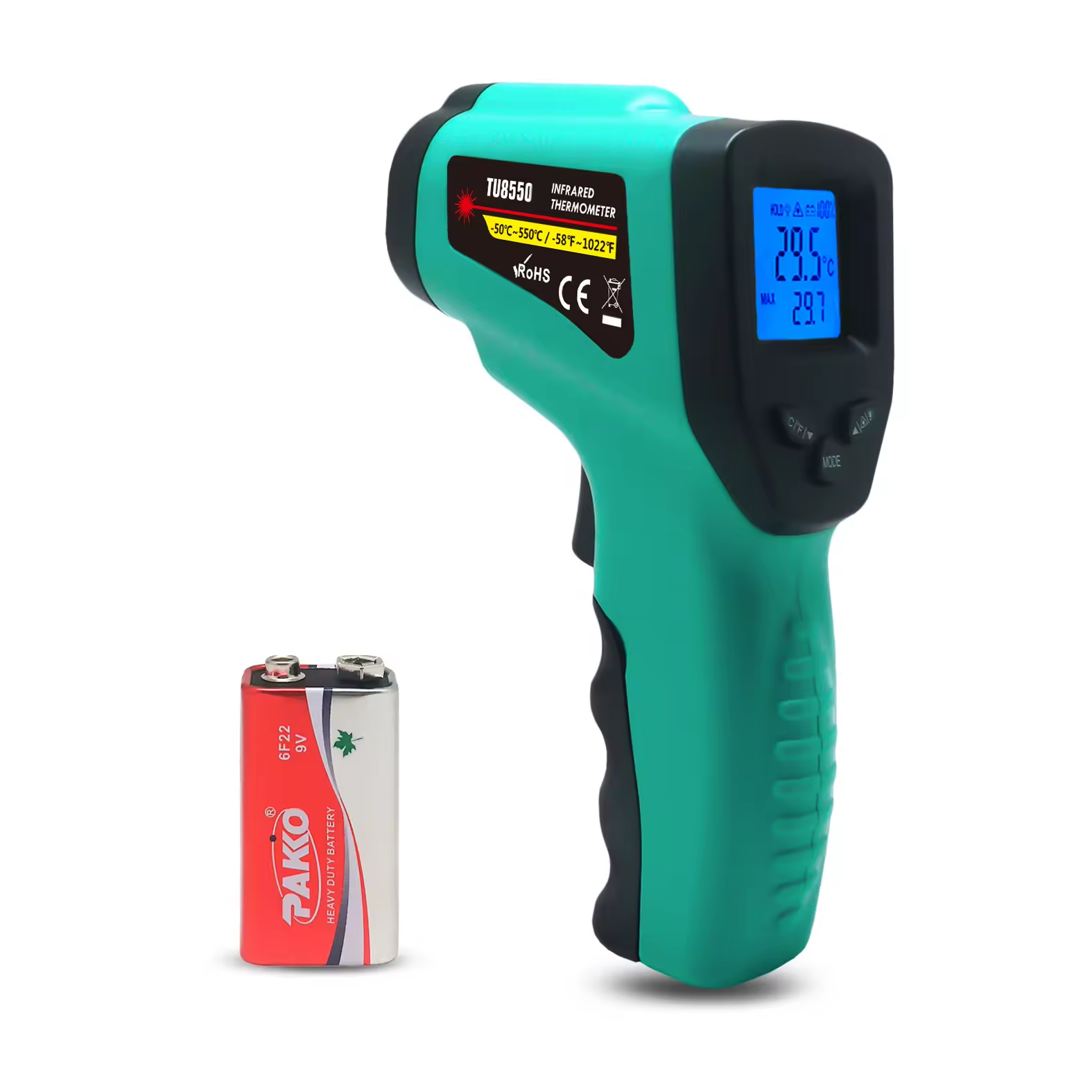 TU8380&TU8550CT -50℃ to 380℃ / 550℃ Infrared Thermometer