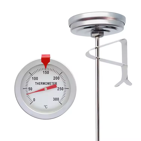 Household Stainless Steel Dial Thermometer for Cooking Grilling Smoking Baking