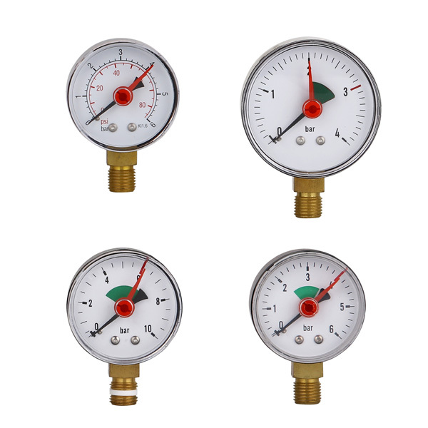 Red Pointer Lazy Hand Pressure Gauge