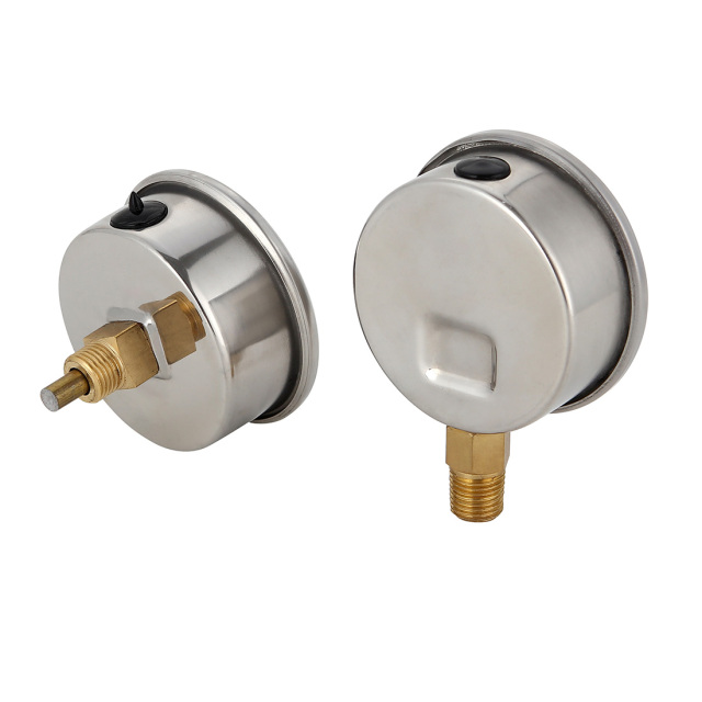 Temperature Pressure and Pressure Gauge Combined Thermo Manometer