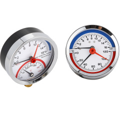 Temperature Pressure and Pressure Gauge Combined Thermo Manometer