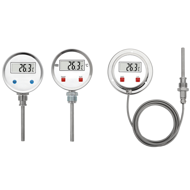 Stainless Steel Digital Industrial Thermometer