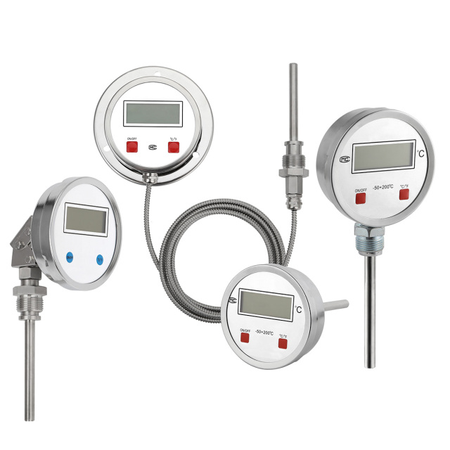 Stainless Steel Digital Industrial Thermometer