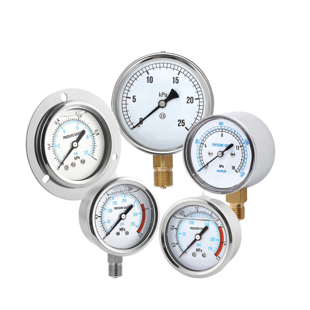 Liquid-Filled Pressure Gauge