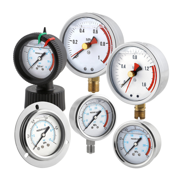 Liquid-Filled Pressure Gauge