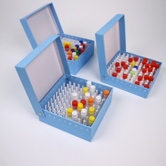 Rivet hinged lid Carboard Cryo boxes