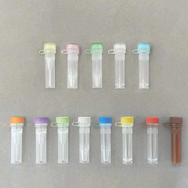 Hinged Screw Cap Microtubes with silicon O-ring
