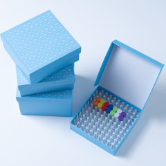 Hinged lid Carboard Cryo boxes