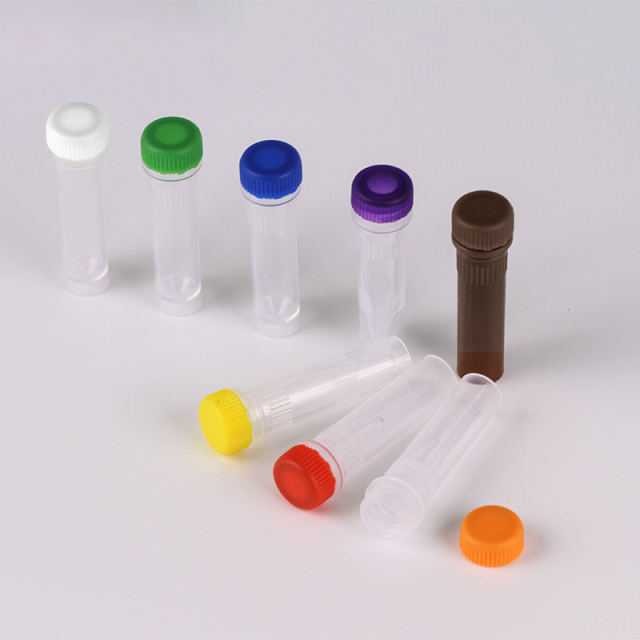 Low Screw Cap Microtubes with silicon O-ring