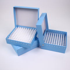 Rivet hinged lid Carboard Cryo boxes