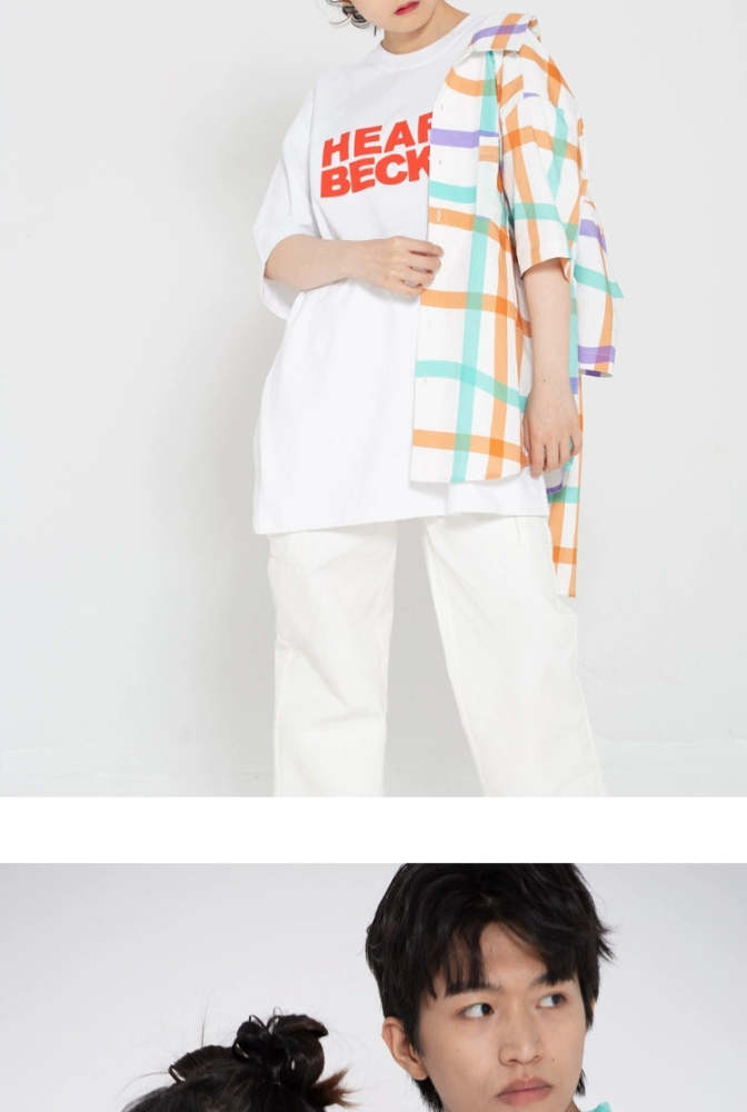Heart Beckon cotton short sleeved shirt 603032