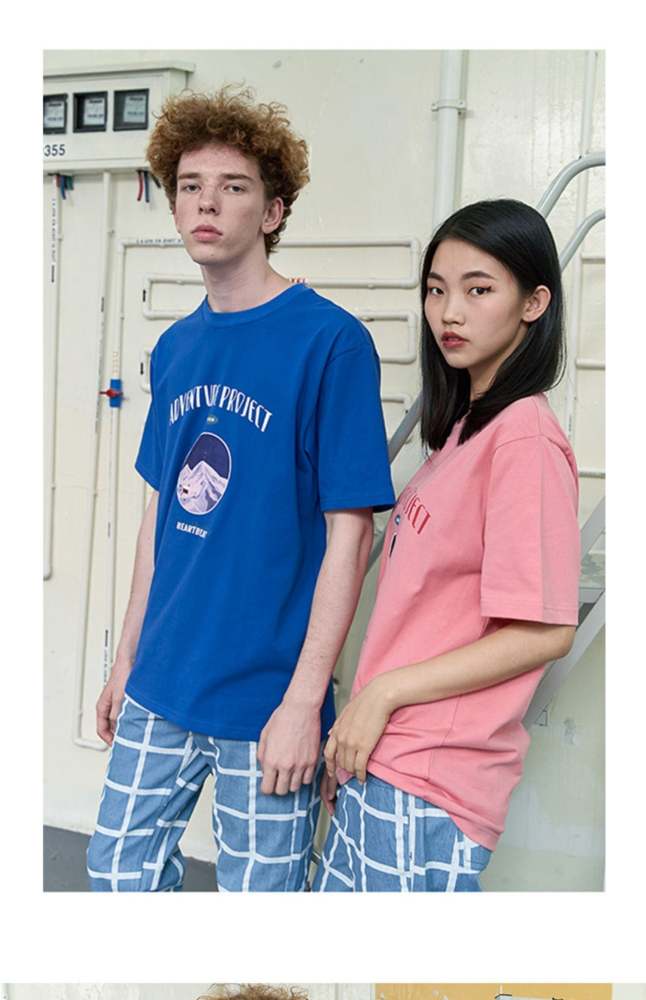 Heart Beckon Paint cotton T-shirt 603026
