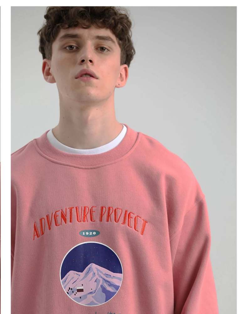 Heart Beckon Snow Mountain Paint Sweatshirt 603001