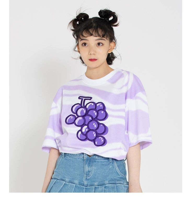 Heart Beckon Paint cotton T-shirt 603018