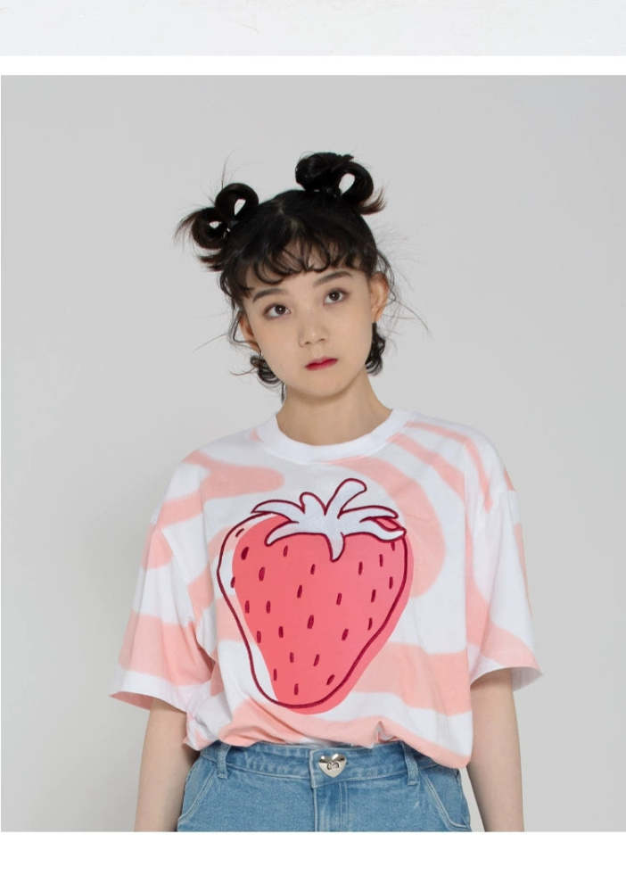 Heart Beckon Paint cotton T-shirt 603019