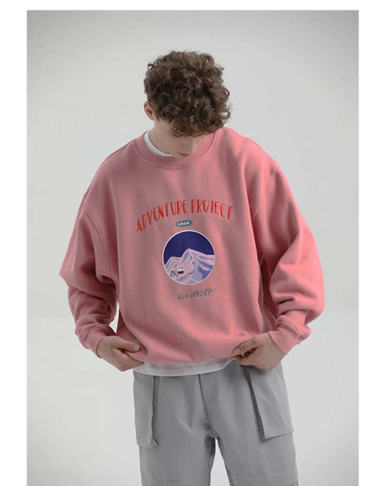 Heart Beckon Snow Mountain Paint Sweatshirt 603001