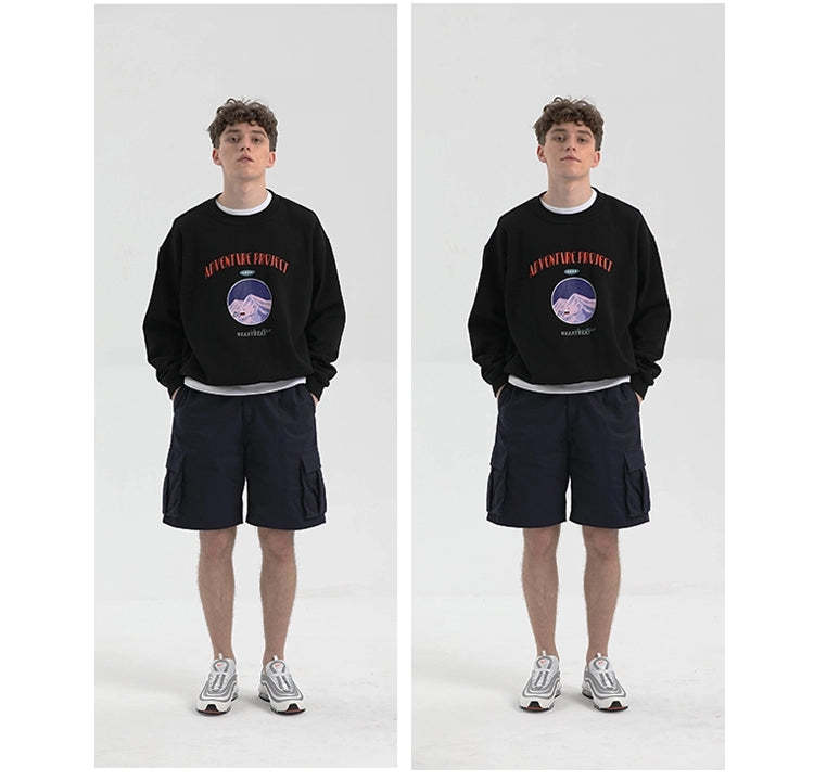 Heart Beckon Snow Mountain Paint Sweatshirt 603001