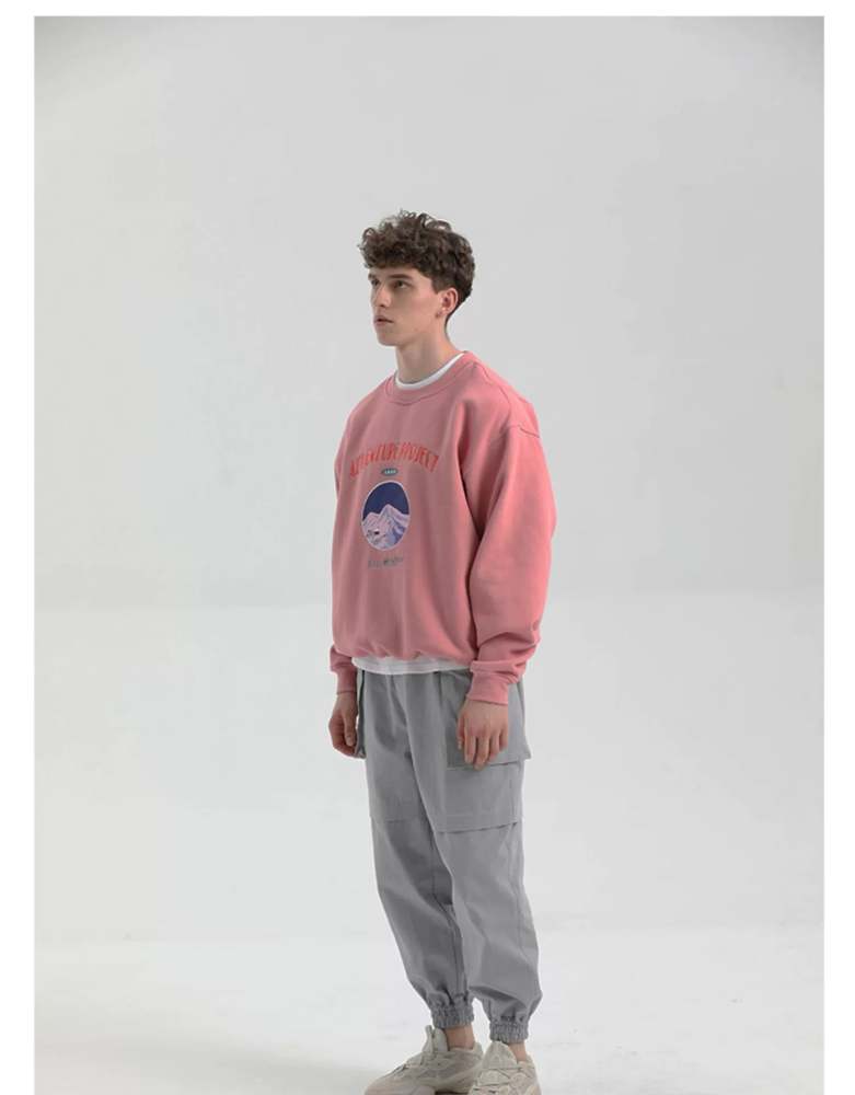 Heart Beckon Snow Mountain Paint Sweatshirt 603001