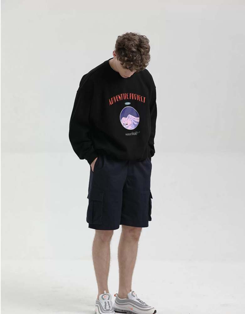 Heart Beckon Snow Mountain Paint Sweatshirt 603001