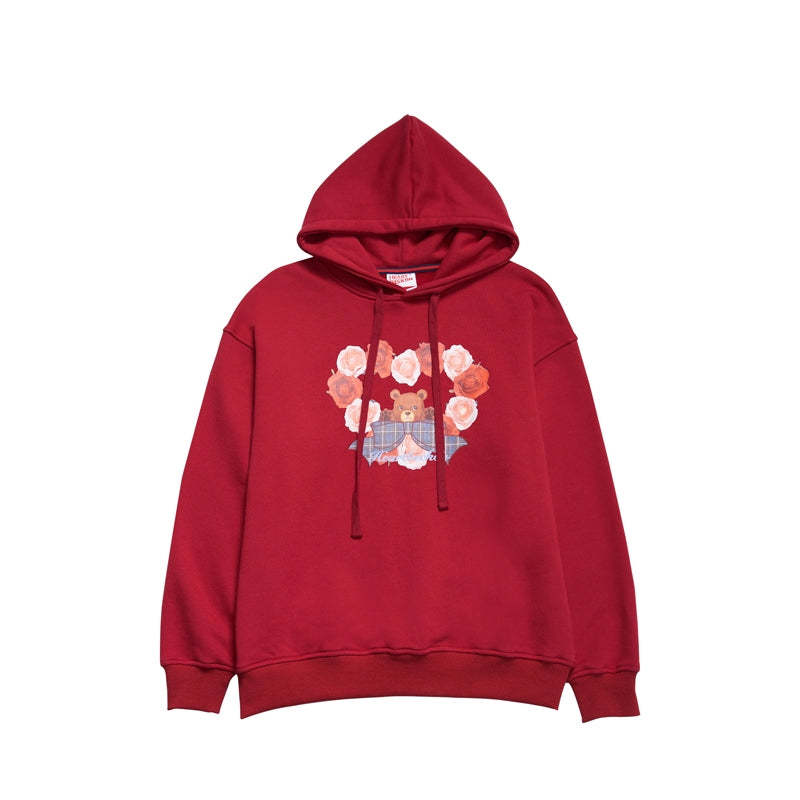 Heart Beckon  Paint Sweatshirt 603013 pink women hoodie
