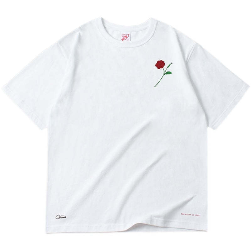 Heart Beckon Paint cotton T-shirt 603028