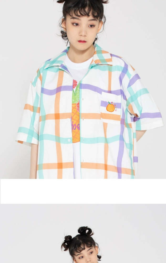 Heart Beckon cotton short sleeved shirt 603032