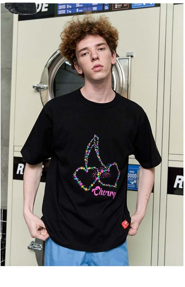 Heart Beckon Paint cotton T-shirt 603030