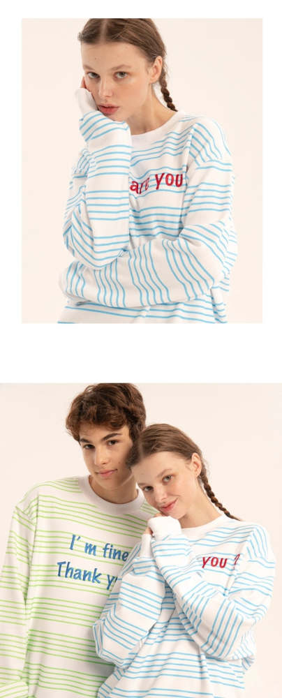 Heart Beckon Embroidered Cotton Sweatshirt 603016 lover hoodie