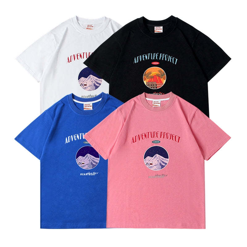 Heart Beckon Paint cotton T-shirt 603026