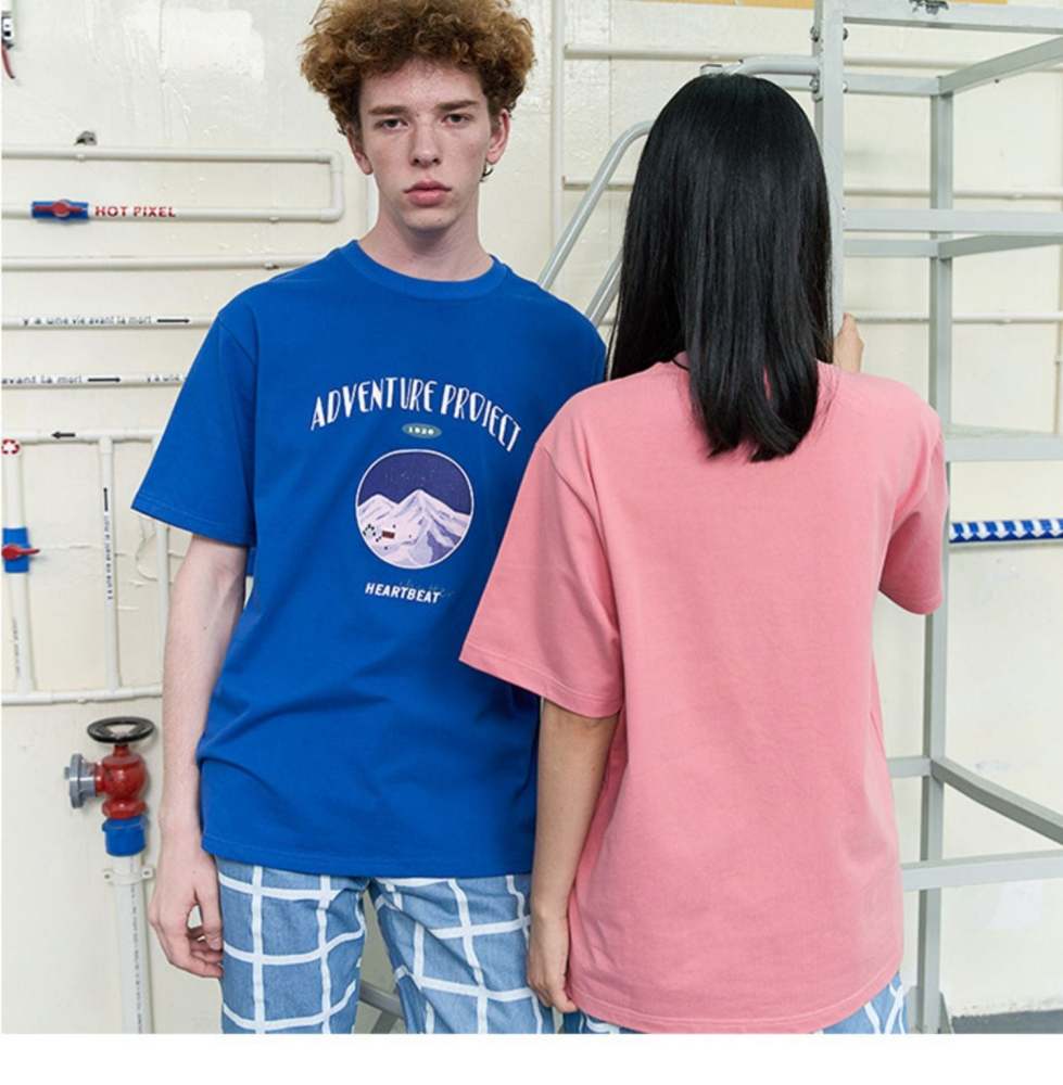 Heart Beckon Paint cotton T-shirt 603026