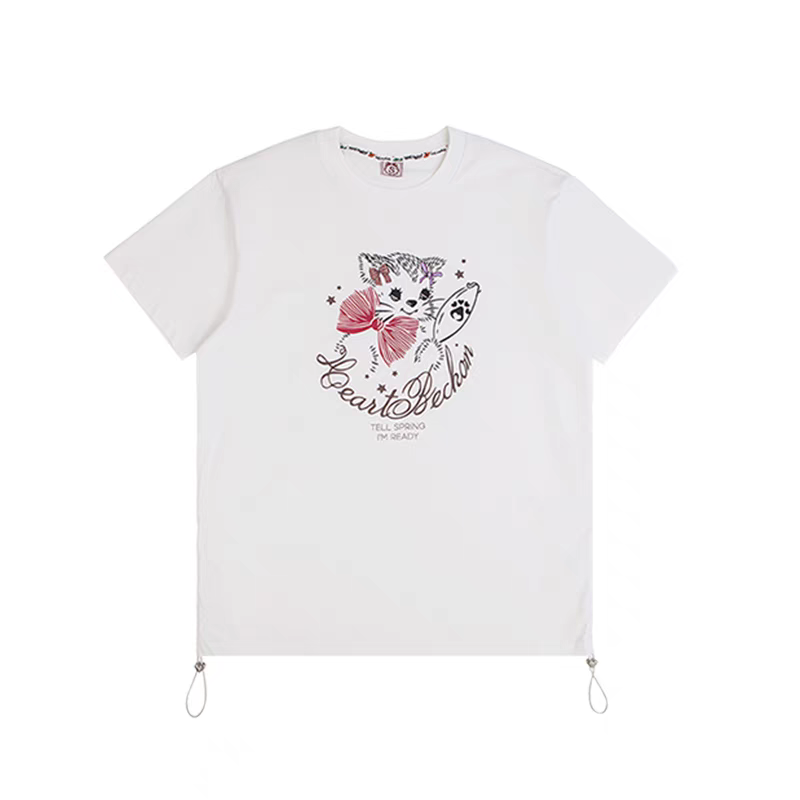 Heart Beckon Paint cotton T-shirt 603072