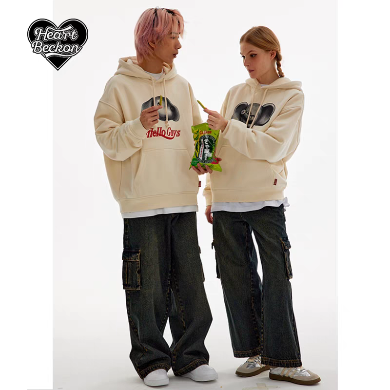 Heart Beckon Paint Sweatshirt 603070