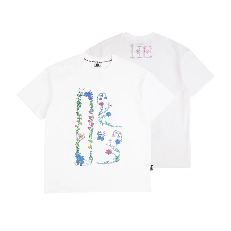 Heart Beckon Paint cotton T-shirt 603073