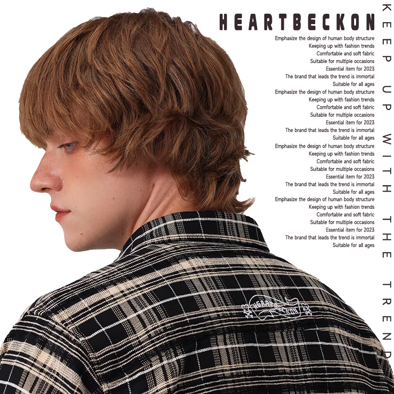 Heart Beckon cotton long sleeved shirt 603076