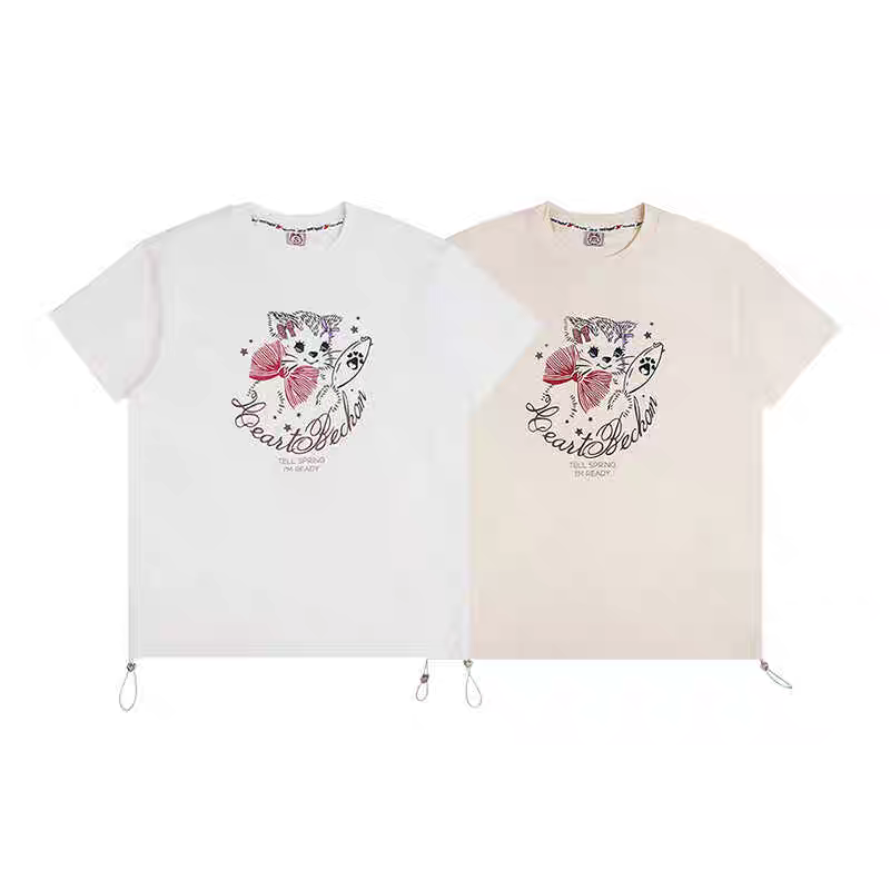 Heart Beckon Paint cotton T-shirt 603072