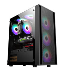 Hot Selling Full Tower ATX Case PC Gaming Computer with Aluminum Material and Low MOQ Factory Price
