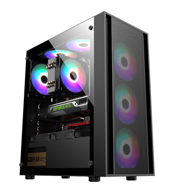 Hot Selling Full Tower ATX Case PC Gaming Computer with Aluminum Material and Low MOQ Factory Price