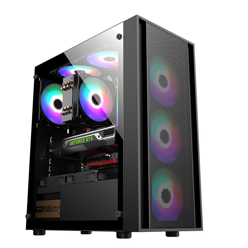 Hot Selling Full Tower ATX Case PC Gaming Computer with Aluminum Material and Low MOQ Factory Price